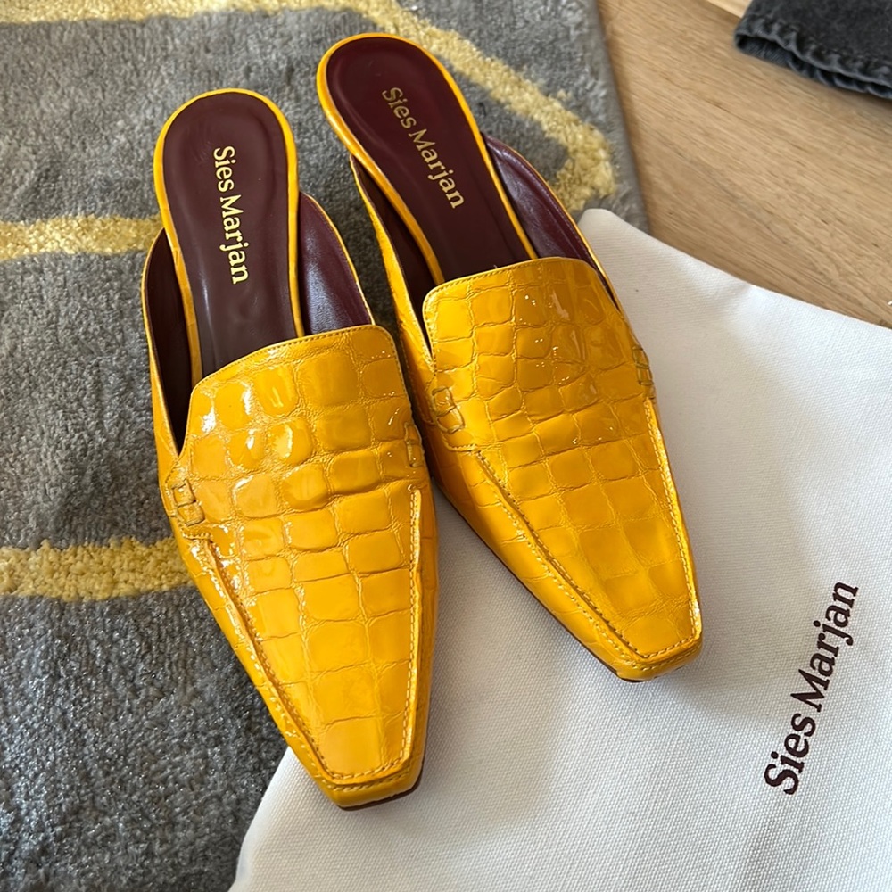 Sies Marjan kitten heel mules